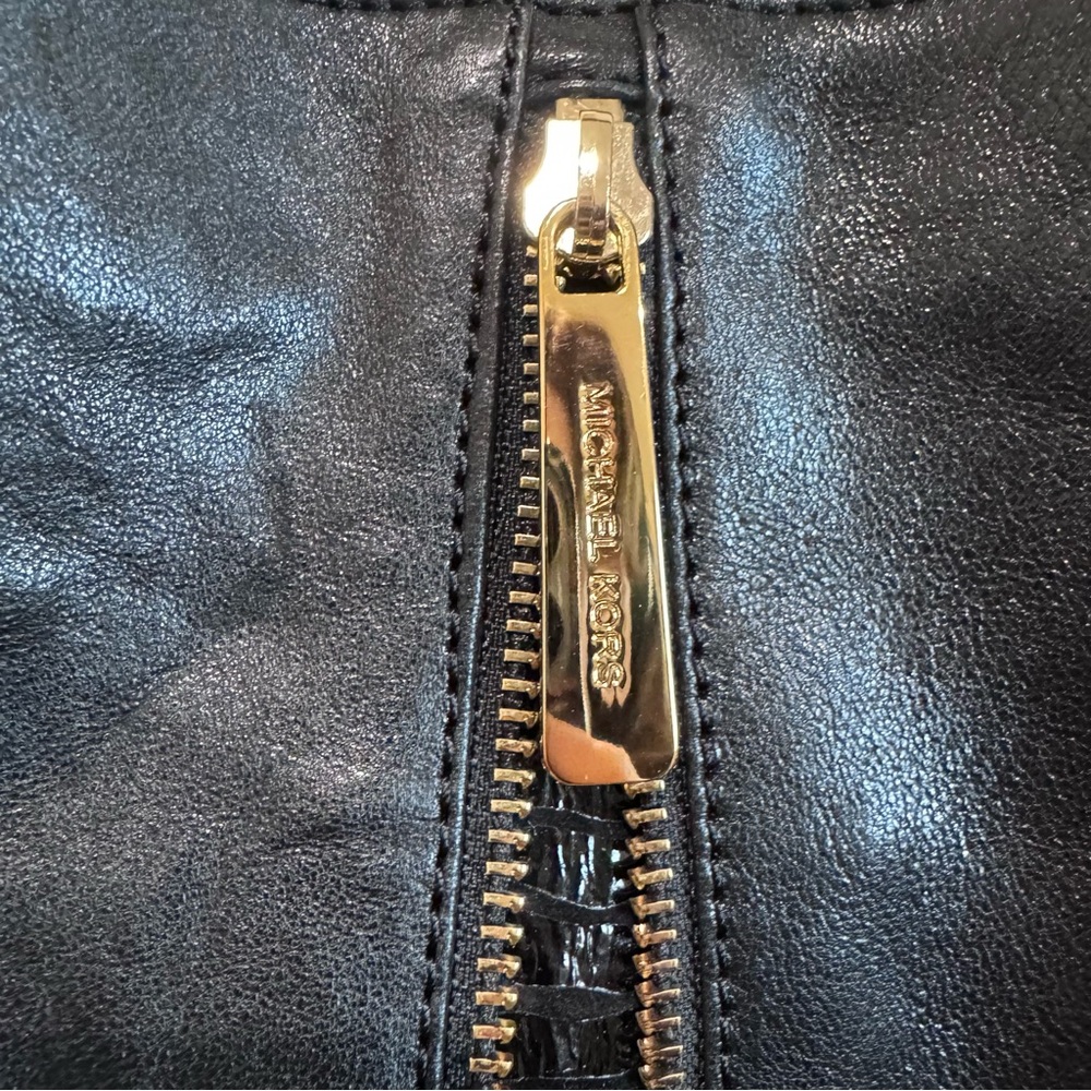 Michael Michael Kors Newman Small Python-Embossed… - image 5